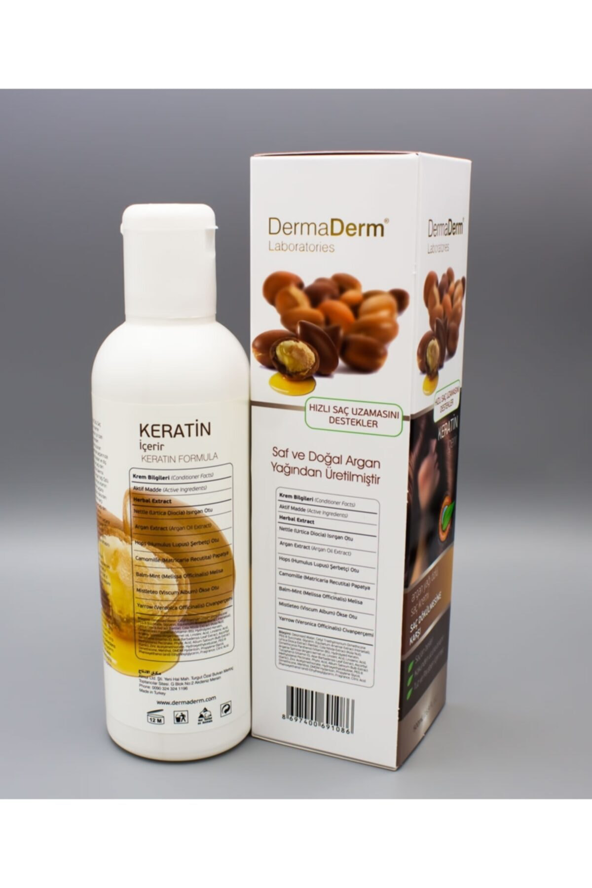 Argan Yağı Özlü Saç Bakım Kremi Keratin Içerir 500 Ml. %100 Orjin