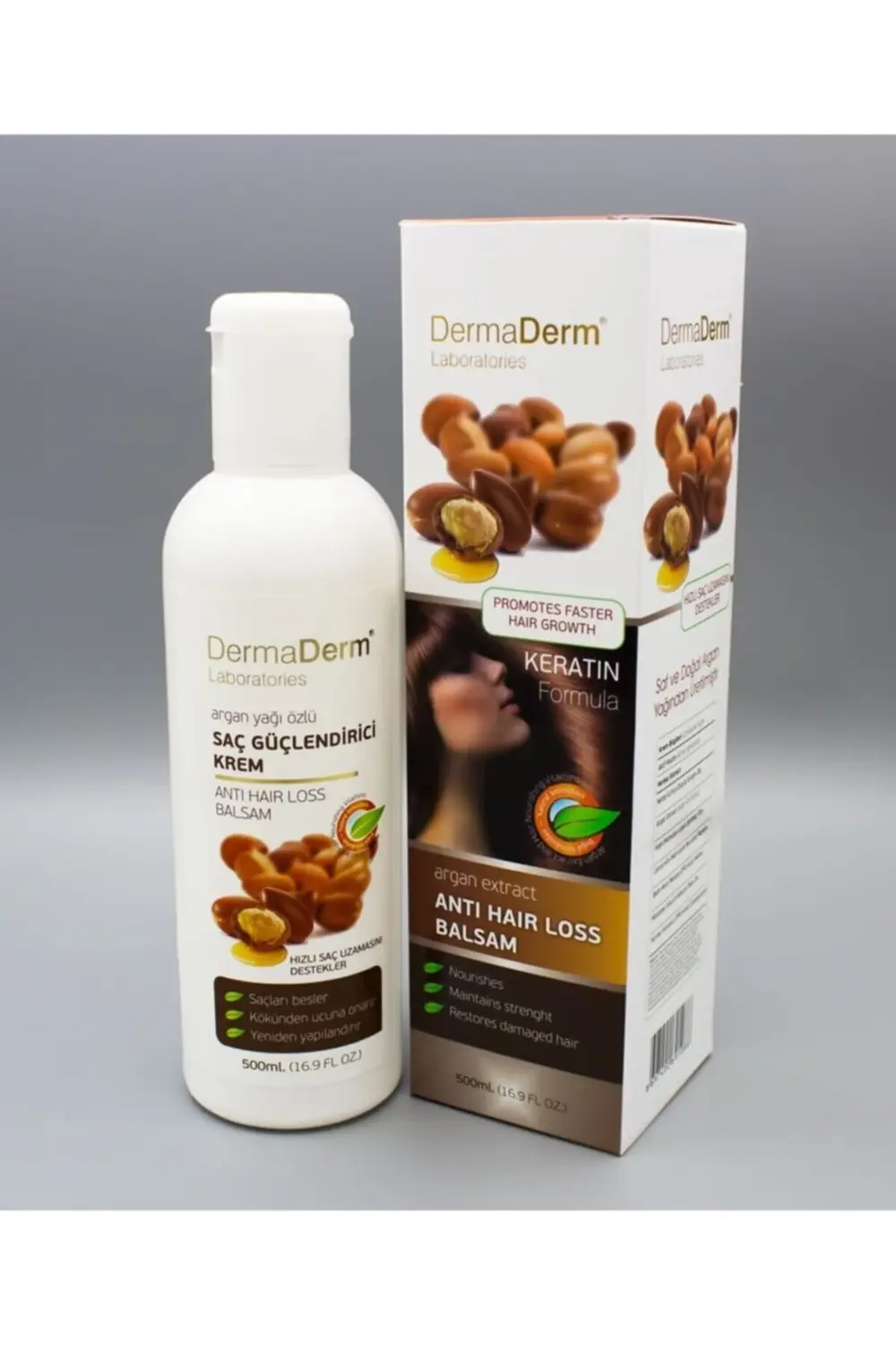 Argan Yağı Özlü Saç Bakım Kremi Keratin Içerir 500 Ml. %100 Orjin