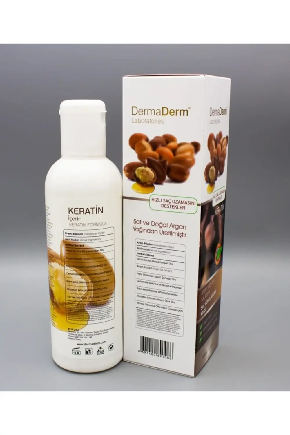 Argan Yağı Özlü Saç Bakım Kremi Keratin Içerir 500 Ml. %100 Orjin
