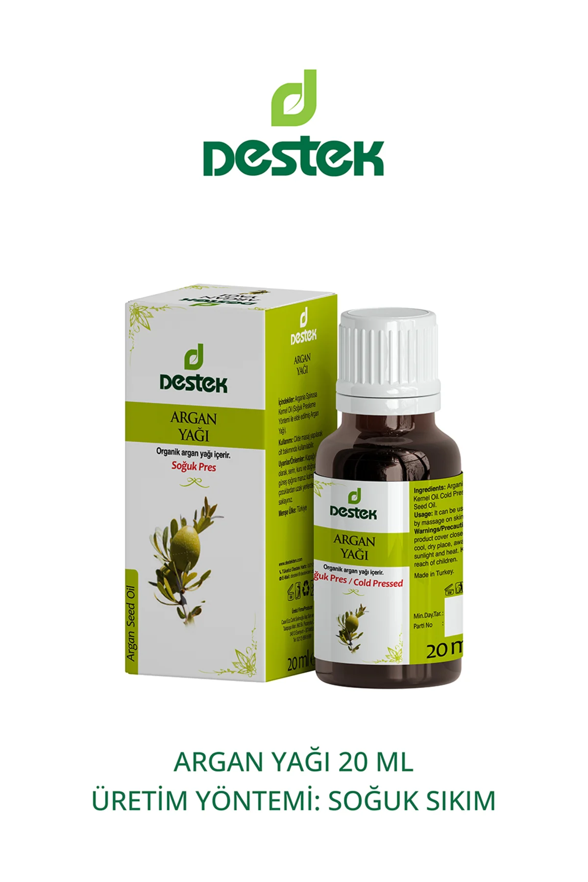 Argan Yağı (soğuk Pres) 20 Ml