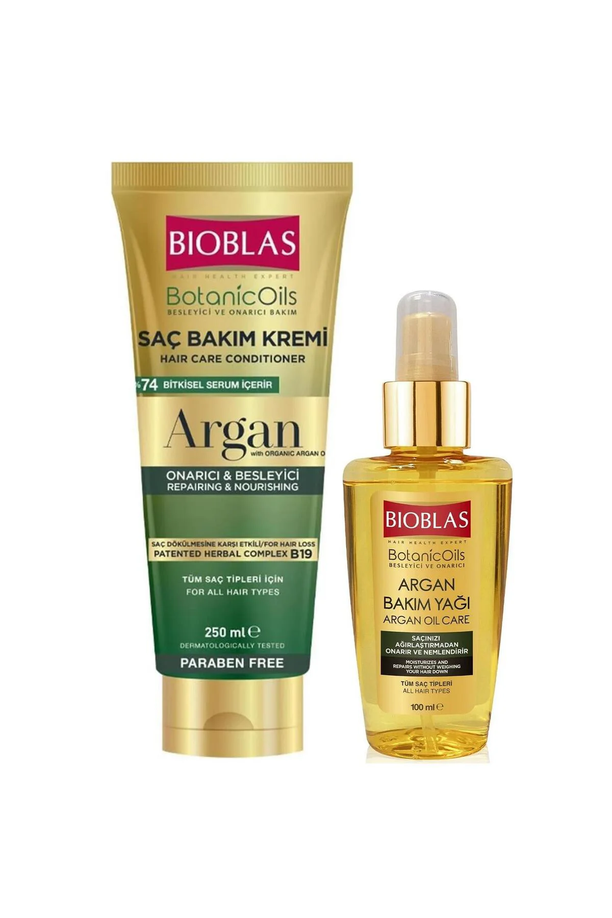 Argan Yağlı Saç Bakım Kremi 250 ml + Argan Saç Bakım Yağı 100 ml Argan Yağlı Saç Bakım Kremi 250 ml + Argan Saç Bakım Yağı 100 ml