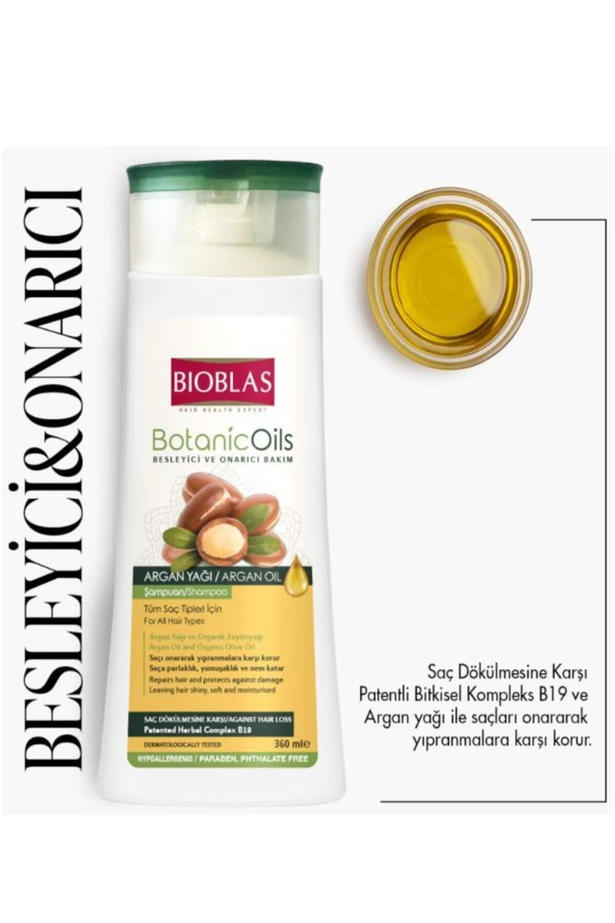 Argan Yağlı Şampuan&collagen&keratin 3'lü Saç Bakım Seti
