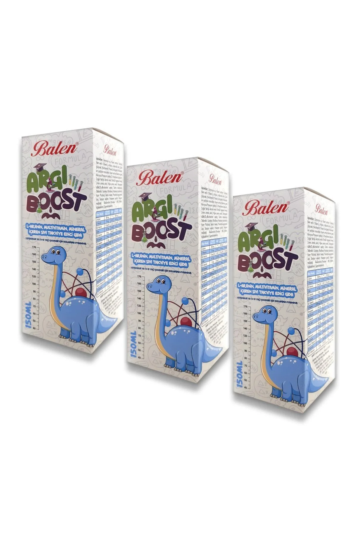 Argı Boost Multivitamin Şurup 150 ml X 3 Adet