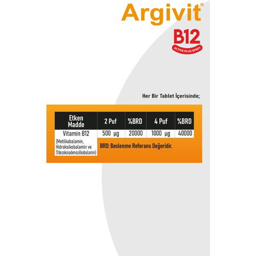Argivit  B12 Sprey 30 Ml