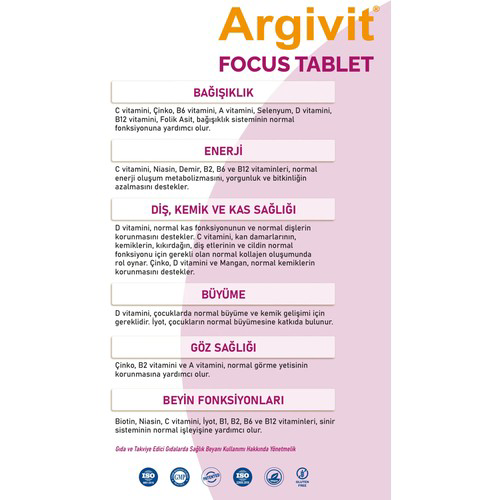Argivit  Focus 30  Tablet
