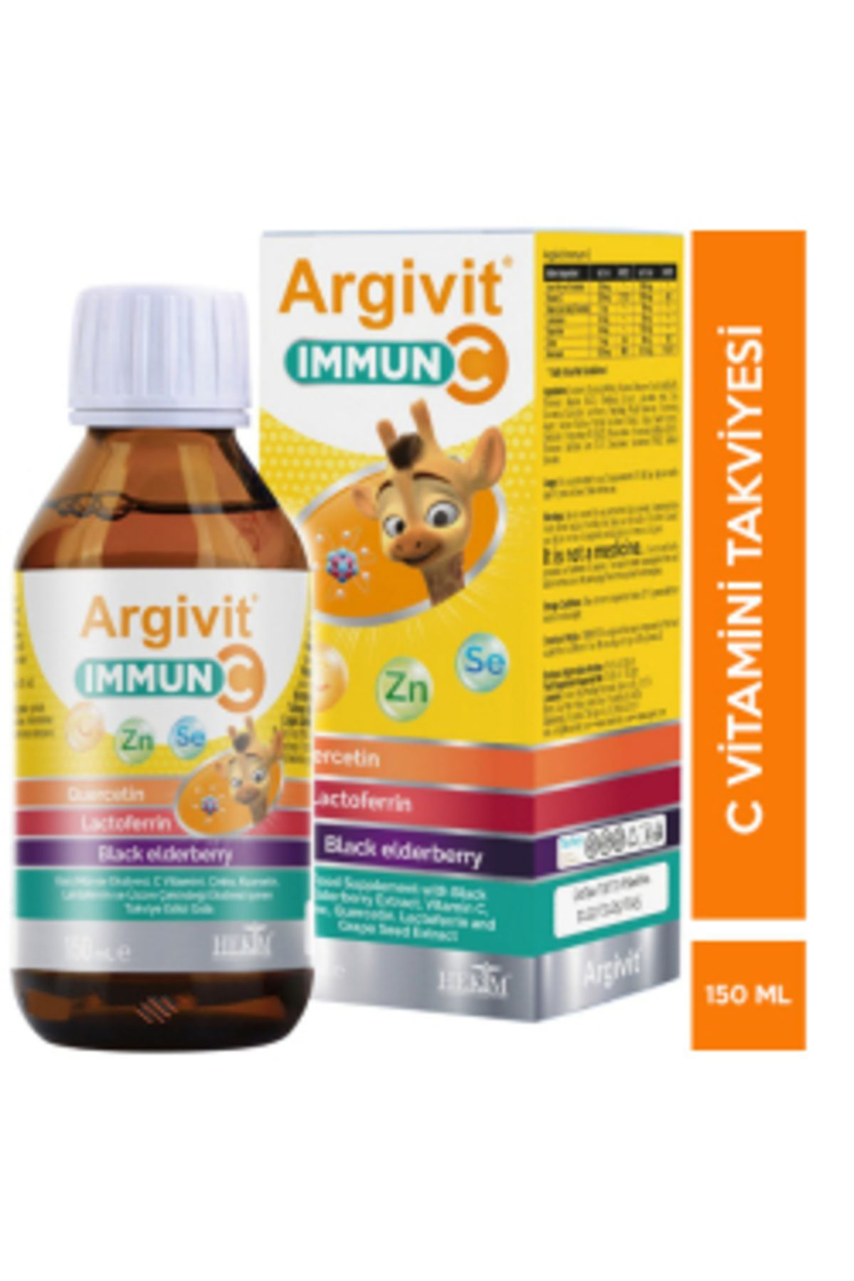 Argivit  İmmun C Şurup 150 Ml