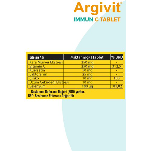 Argivit  İmmun C Tablet