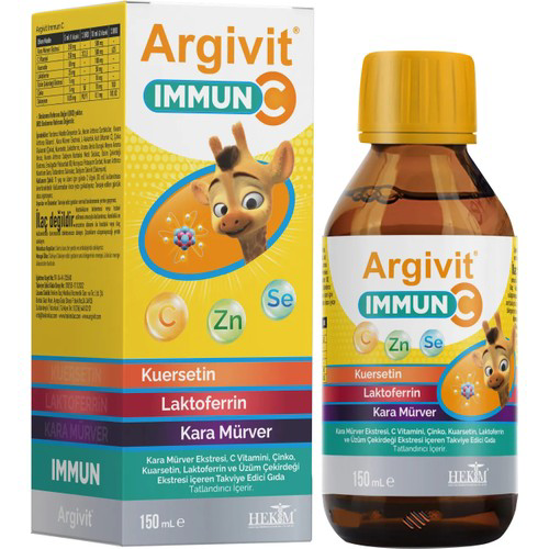 Argivit  İmmun C Vitamini, Kara Mürver Ekstresi, Çinko, Kuarsetin,