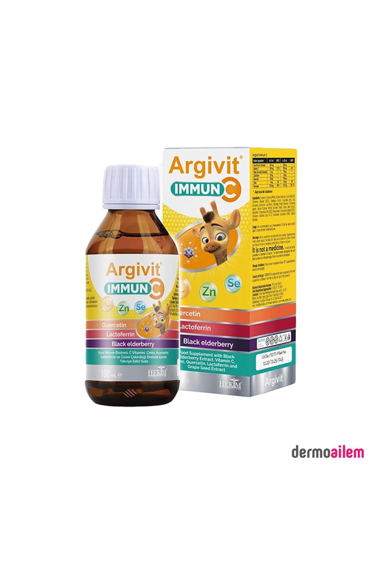 Argivit  İmmun C Şurup 150 Ml