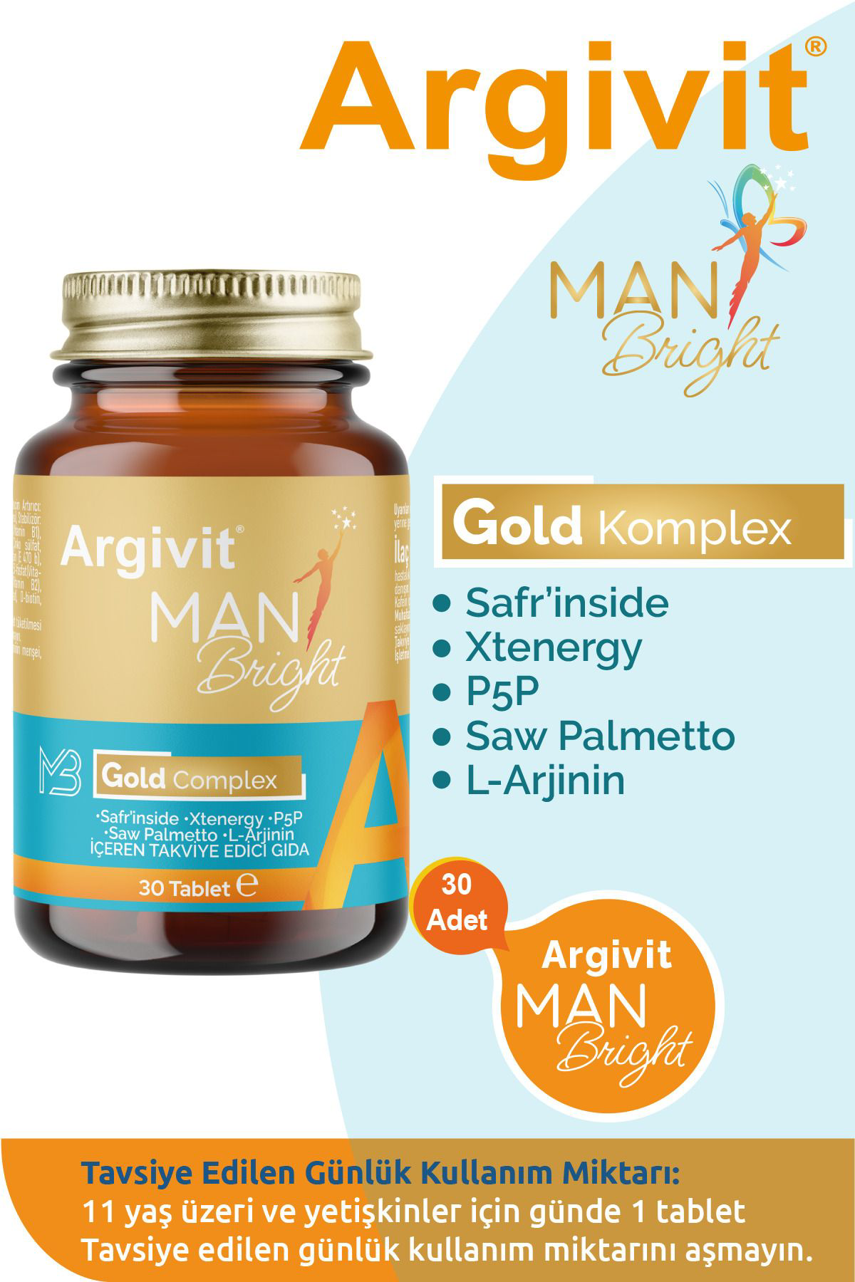 Argivit  Man Bright 30 Tablet
