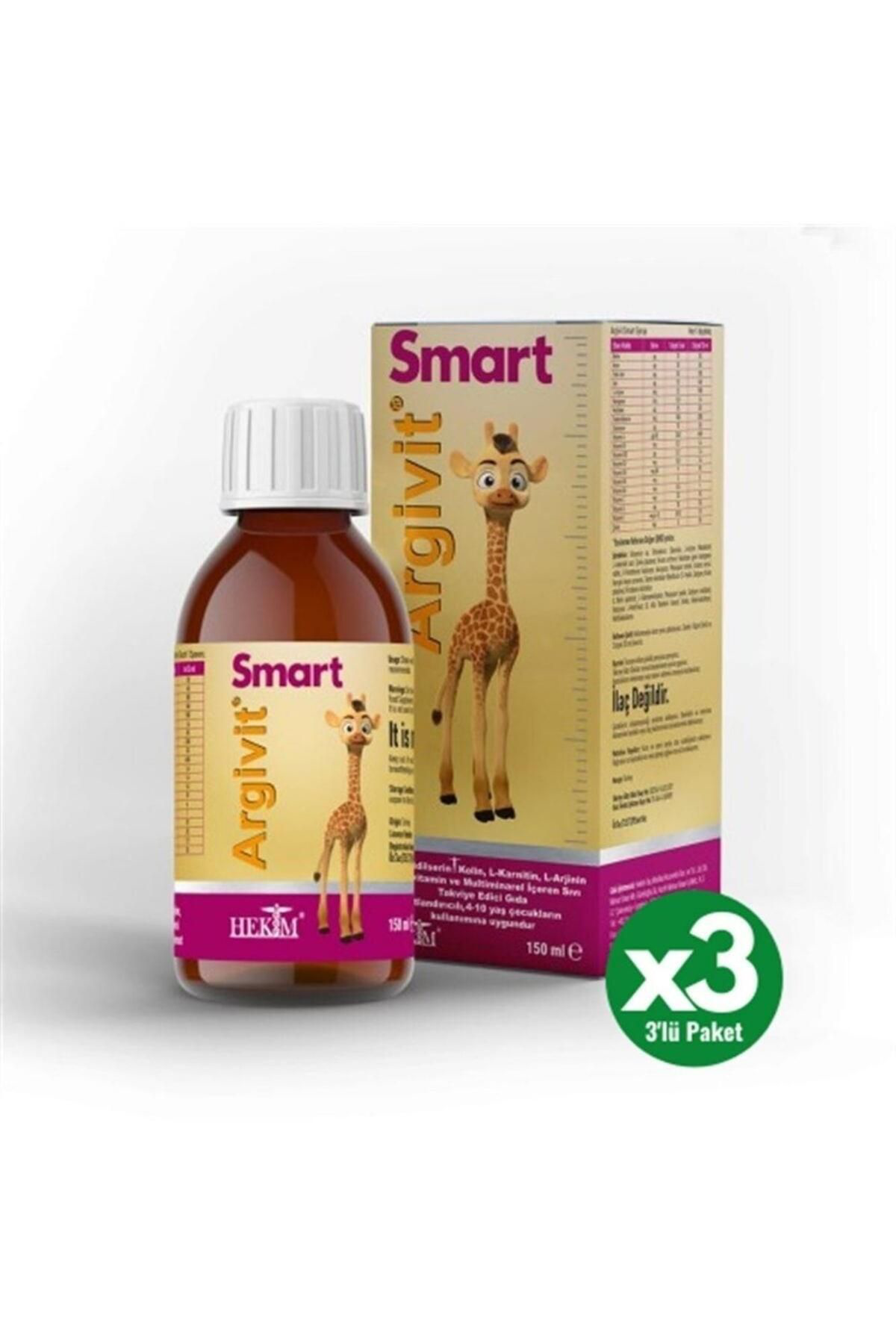 Argivit  Smart Şurup 150 Ml 3'Lü