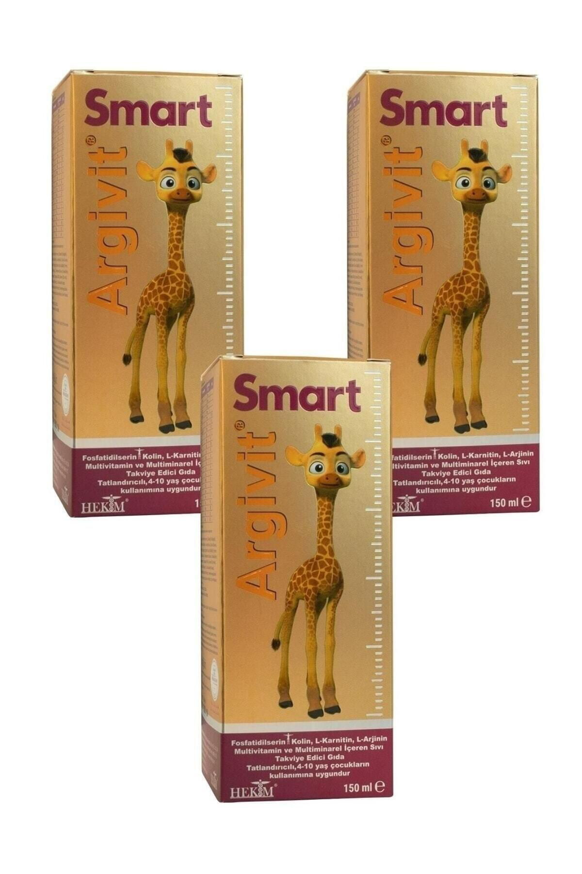 Argivit  Smart Şurup 150 Ml 3'Lü