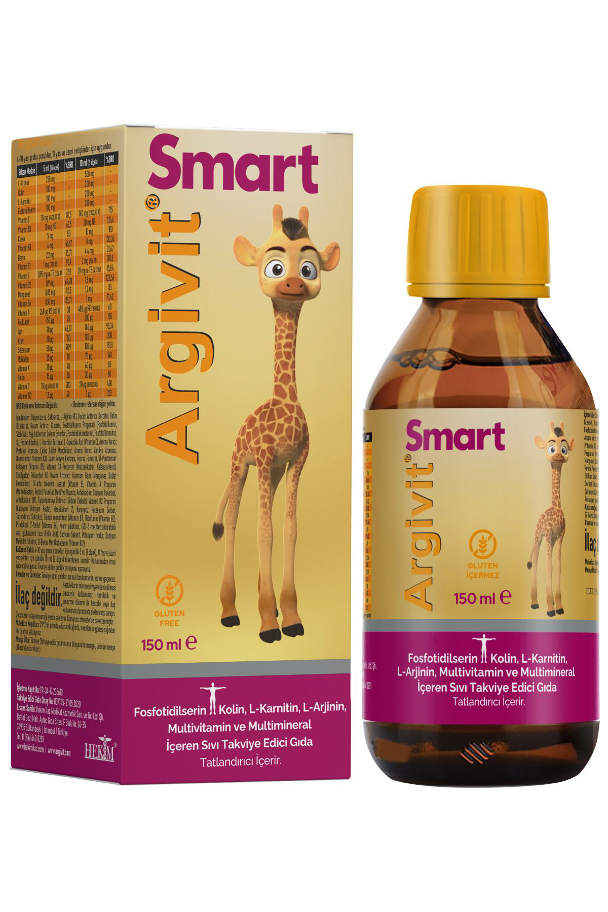 Argivit  Smart Şurup 150 Ml 2'Li