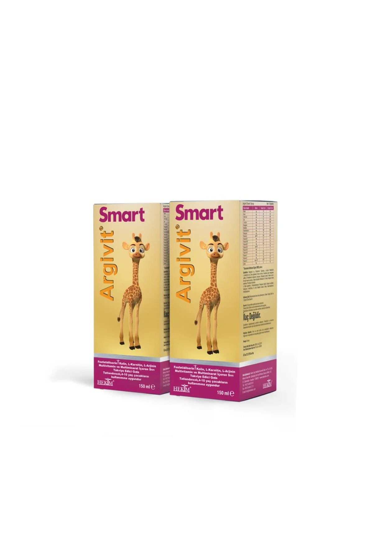 Argivit  Smart Şurup 150 Ml 2'Li