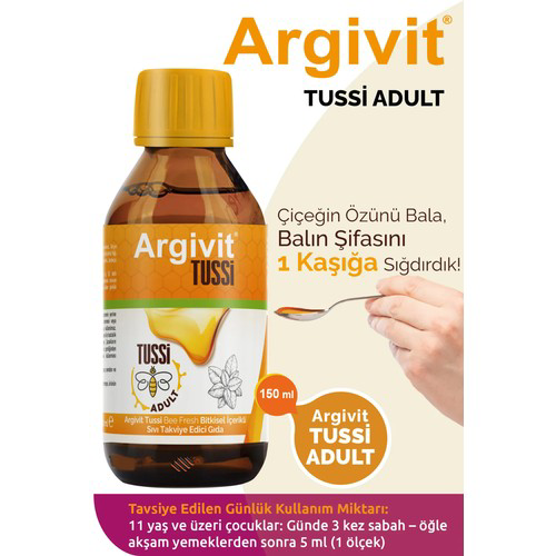 Argivit  Tussi Adult Şurup 150 Ml