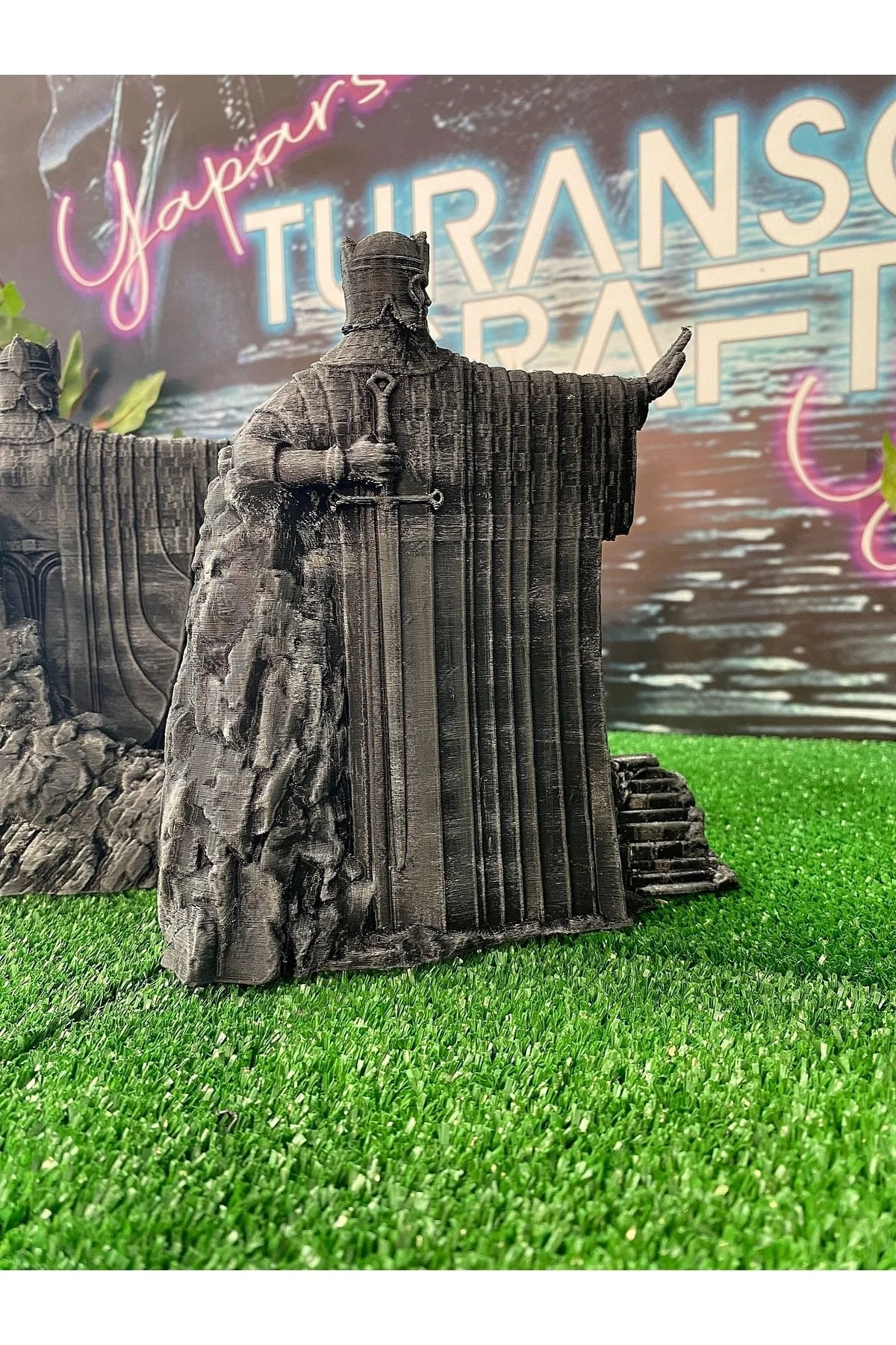 Argonath Figür Yüzüklerin Efendisi Sağ Sol Takım Lotr 18 Cm (DEV BOY)
