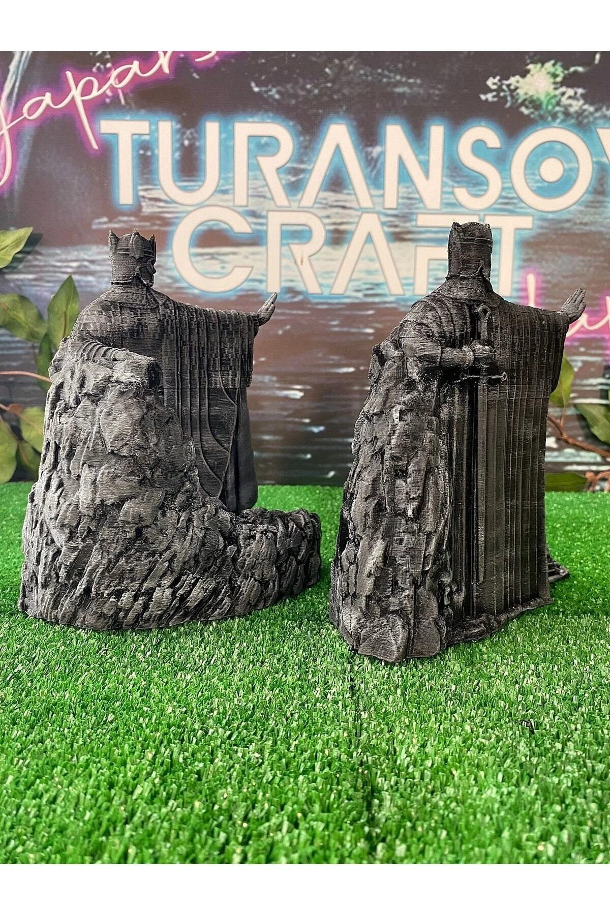 Argonath Figür Yüzüklerin Efendisi Sağ Sol Takım Lotr 18 Cm (DEV BOY)