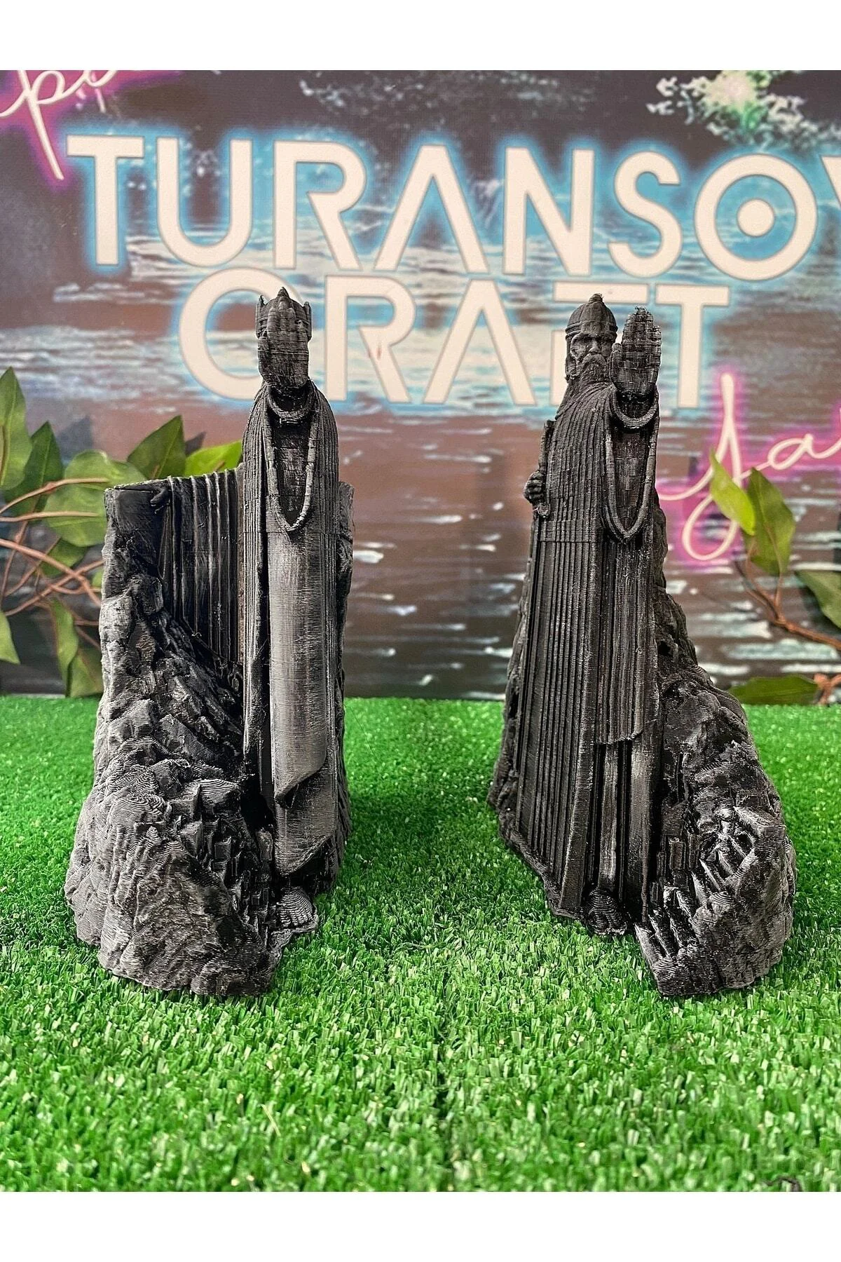 Argonath Figür Yüzüklerin Efendisi Sağ Sol Takım Lotr 18 Cm (DEV BOY)