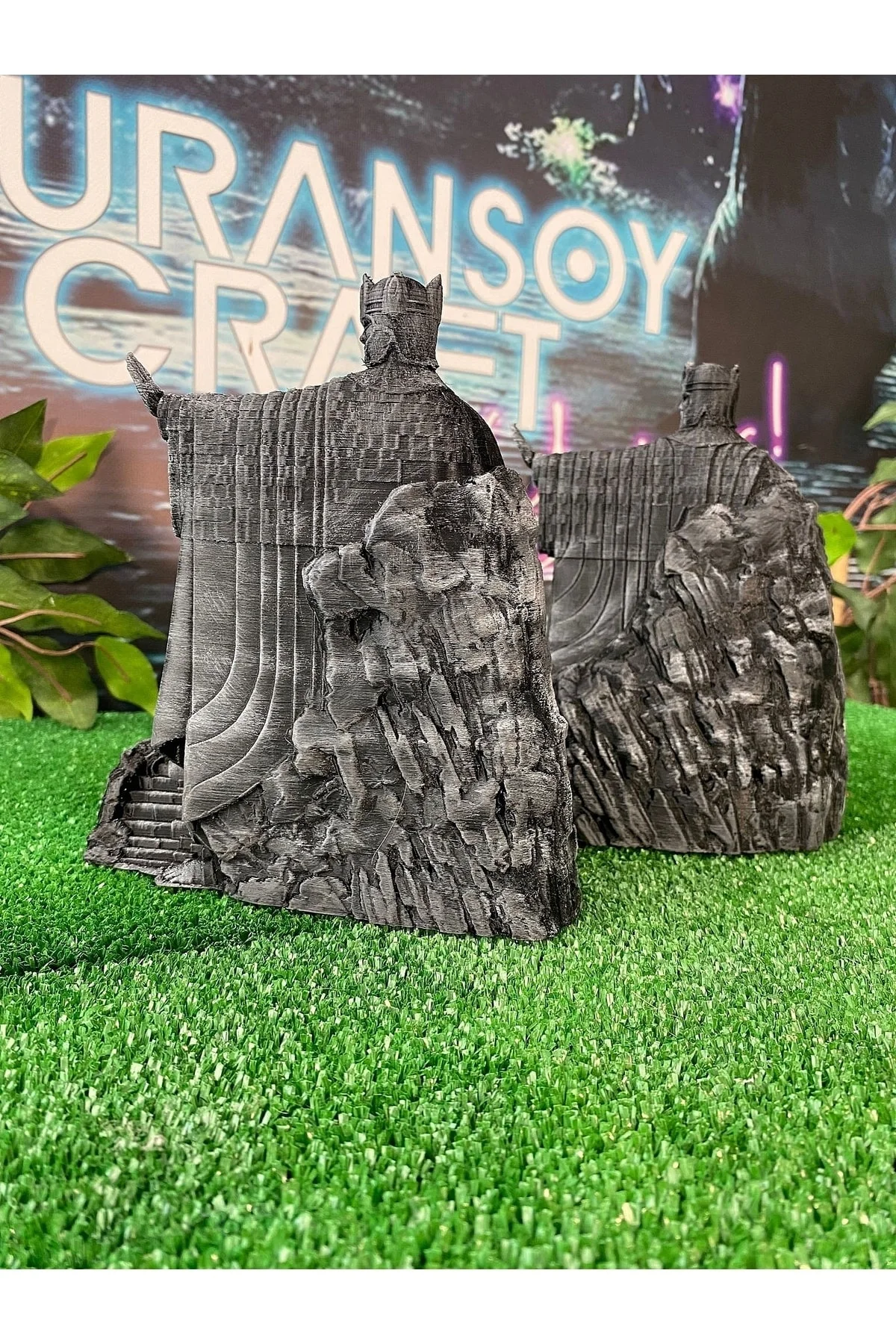 Argonath Figür Yüzüklerin Efendisi Sağ Sol Takım Lotr 18 Cm (DEV BOY)