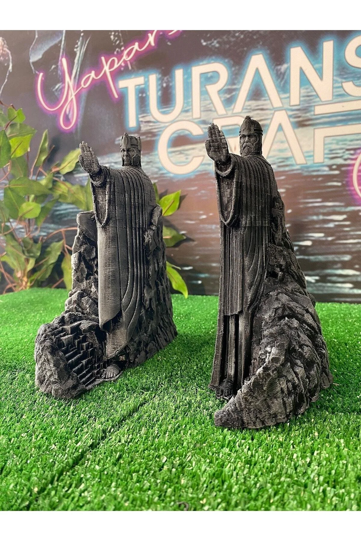 Argonath Figür Yüzüklerin Efendisi Sağ Sol Takım Lotr 18 Cm (DEV BOY)