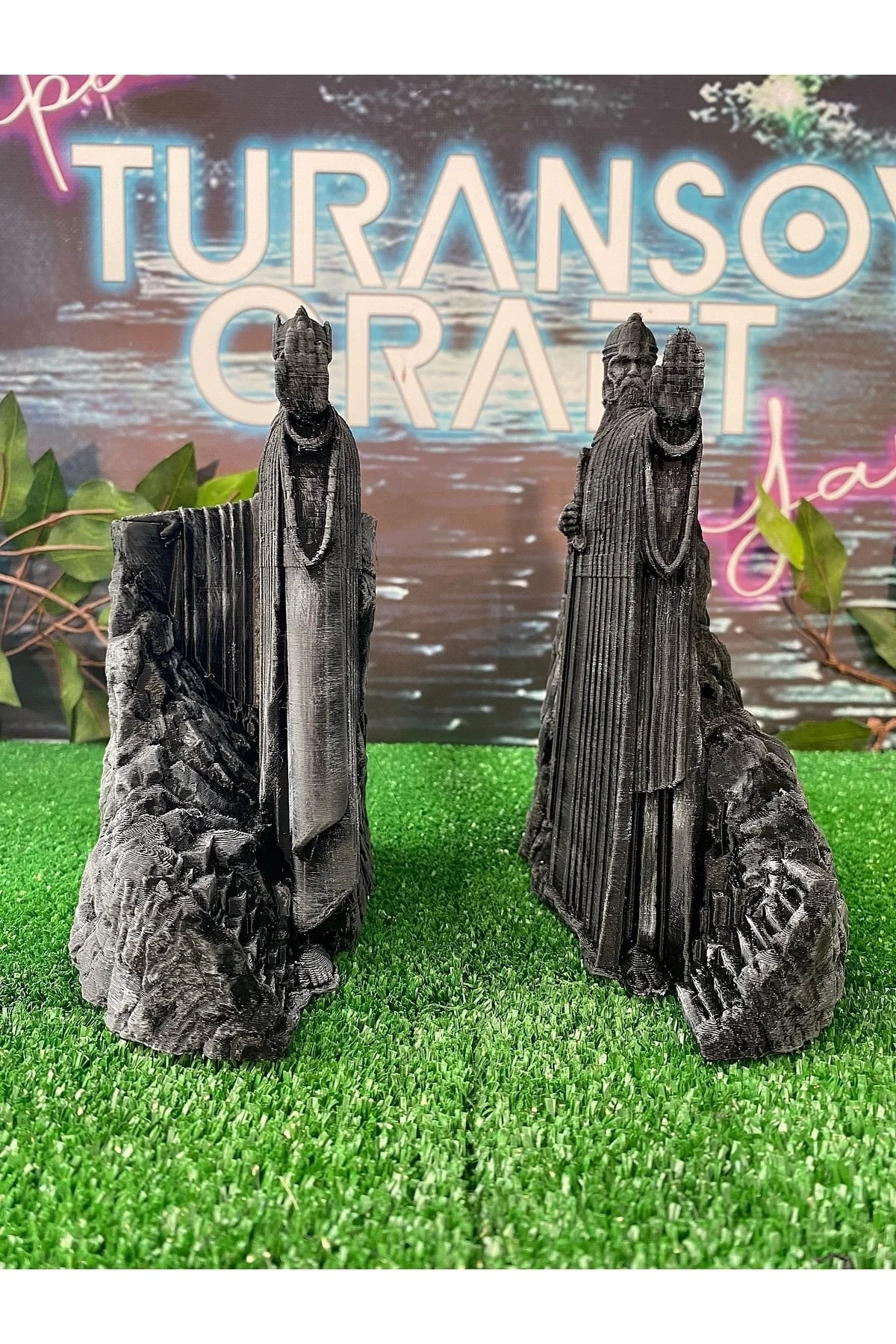 Argonath Figür Yüzüklerin Efendisi Sağ Sol Takım Lotr 18 Cm (DEV 