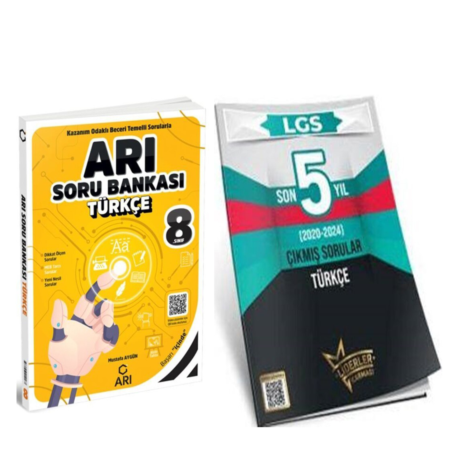 Arı Yayınları Arı 8.Sınıf Türkçe Soru Bankası Ve Liderler Son 5 Yıl Çıkmış Soru