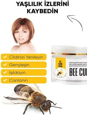 Arı Kremi 100ML 3 Adet – Vücut Sızıları ve Cilt Bakımı İçin Doğal Arı Ürünü