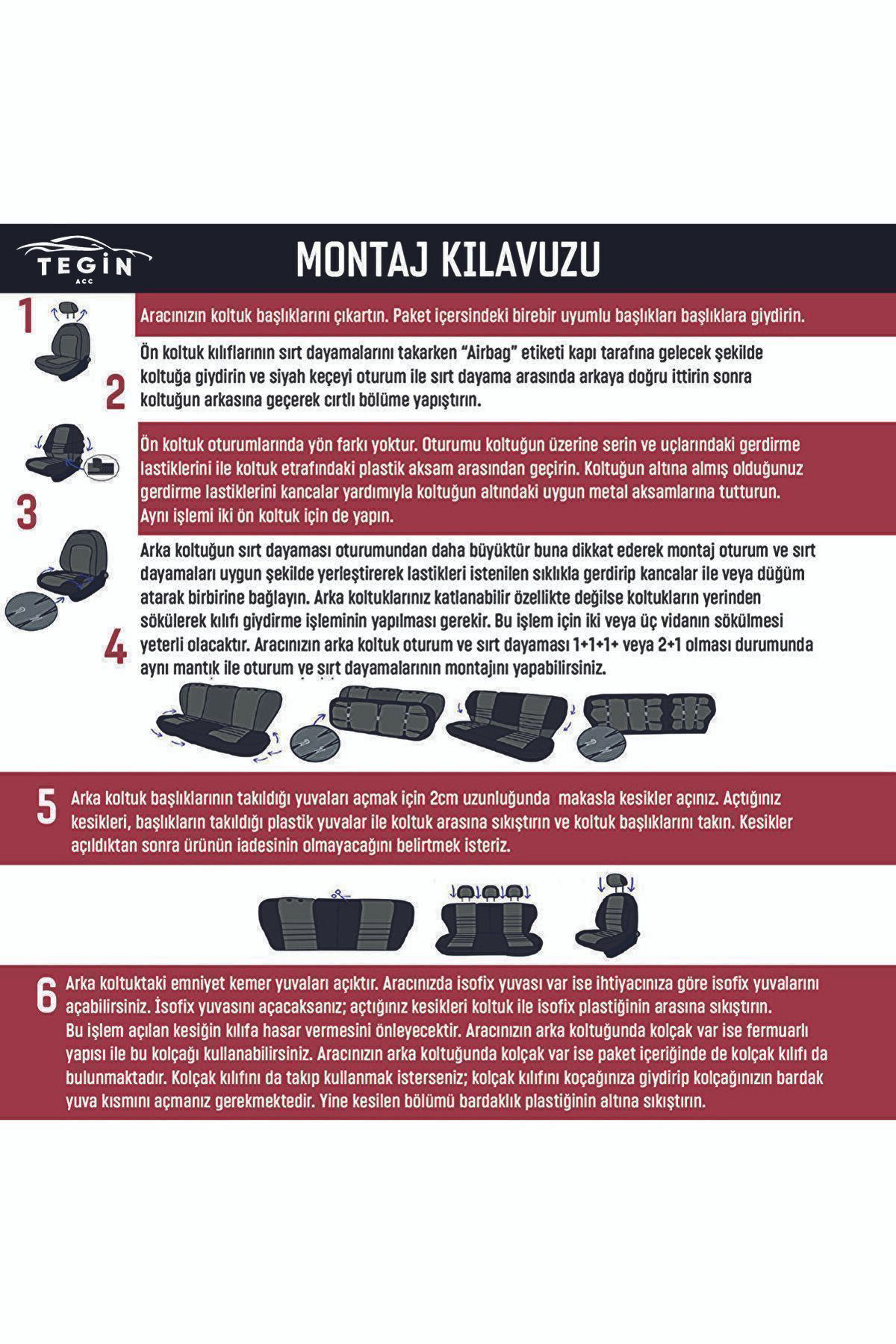 ARI Serisi Siyah Sarı Ticari 2+1 Modüler Oto Koltuk Kılıfı Seti -