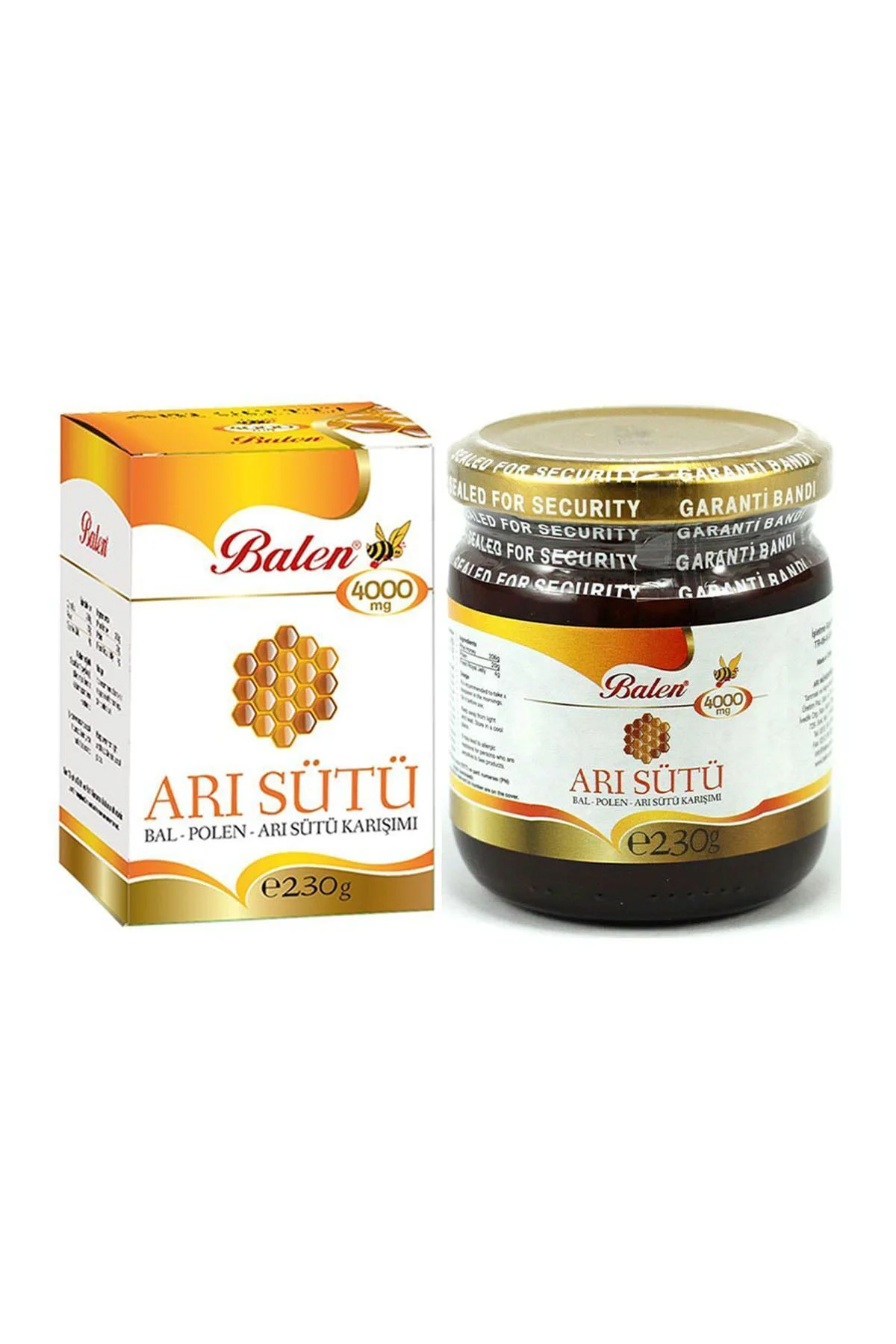 Arı Sütü Bal Polen Çocuk Doz (4000 MG) 230 gr 2 Adet