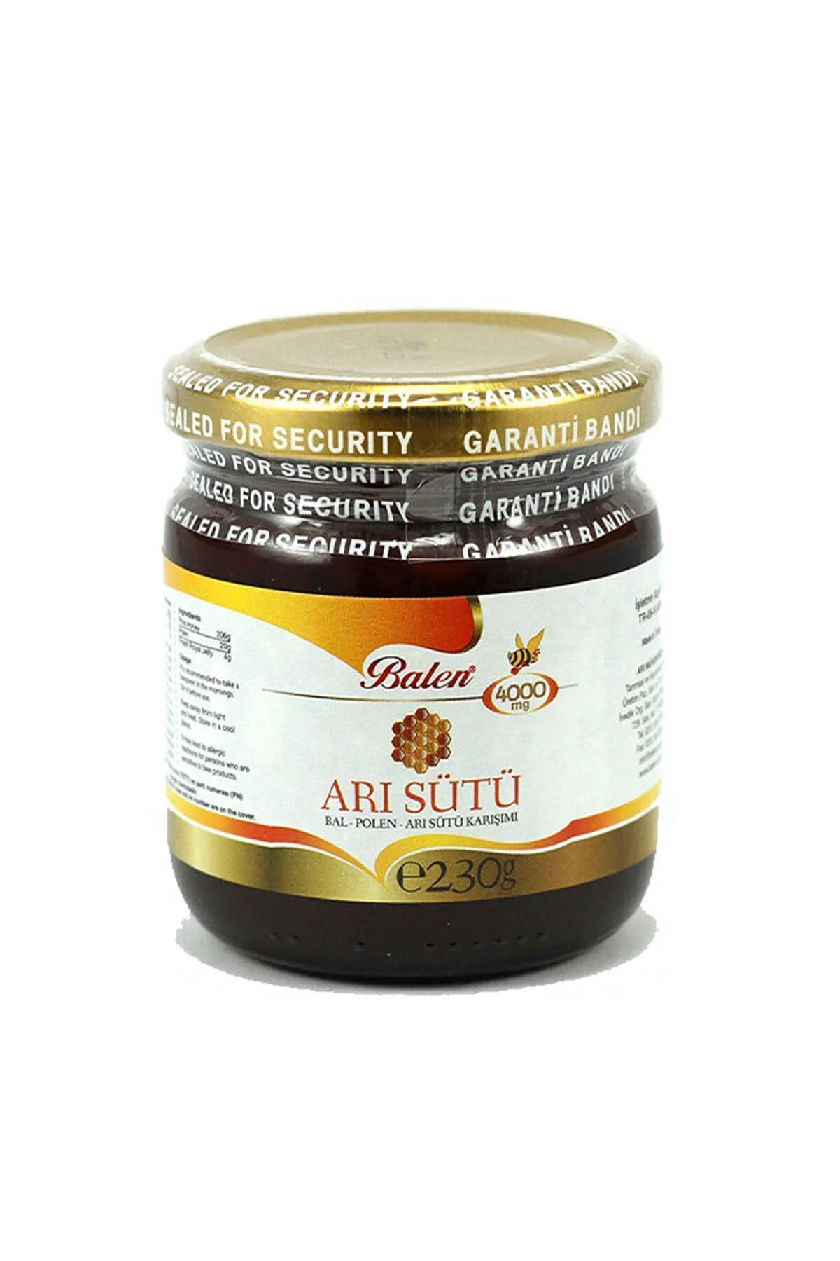 Arı Sütü Bal Polen Çocuk Doz (4000 MG) 230 gr 2 Adet