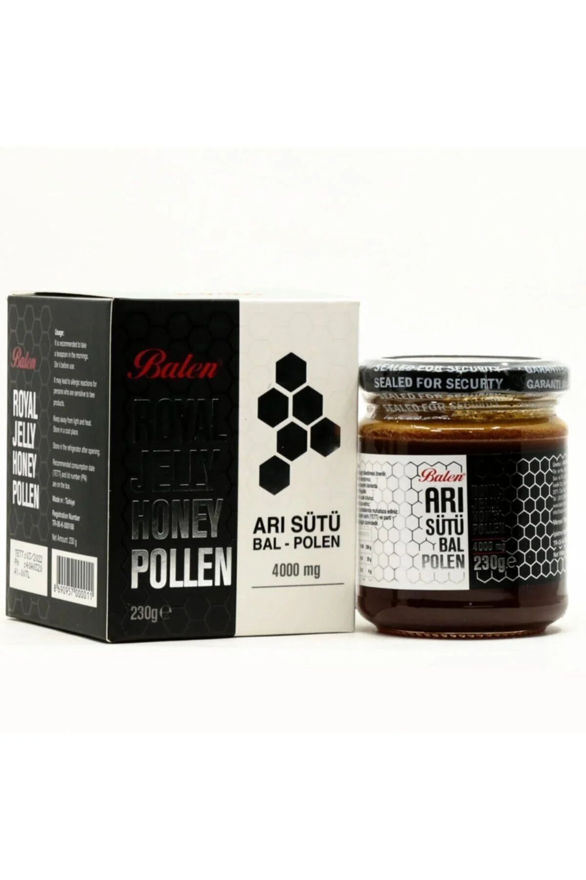 Arı Sütü Bal Polen Karışım 4000 mg.