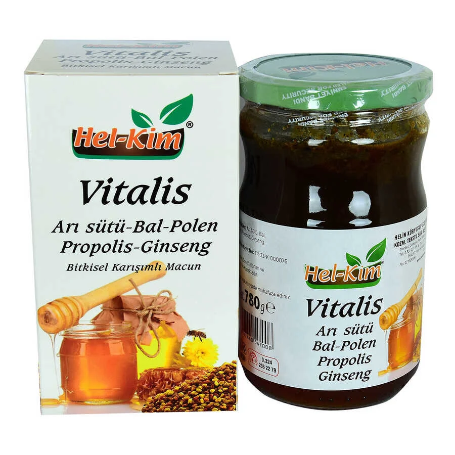 Arı Sütü Bal Polen Propolis Ginsengli Bitkisel Macun 780 Gr - Doğanın Gücüyle Enerji ve Bağışıklık Desteği