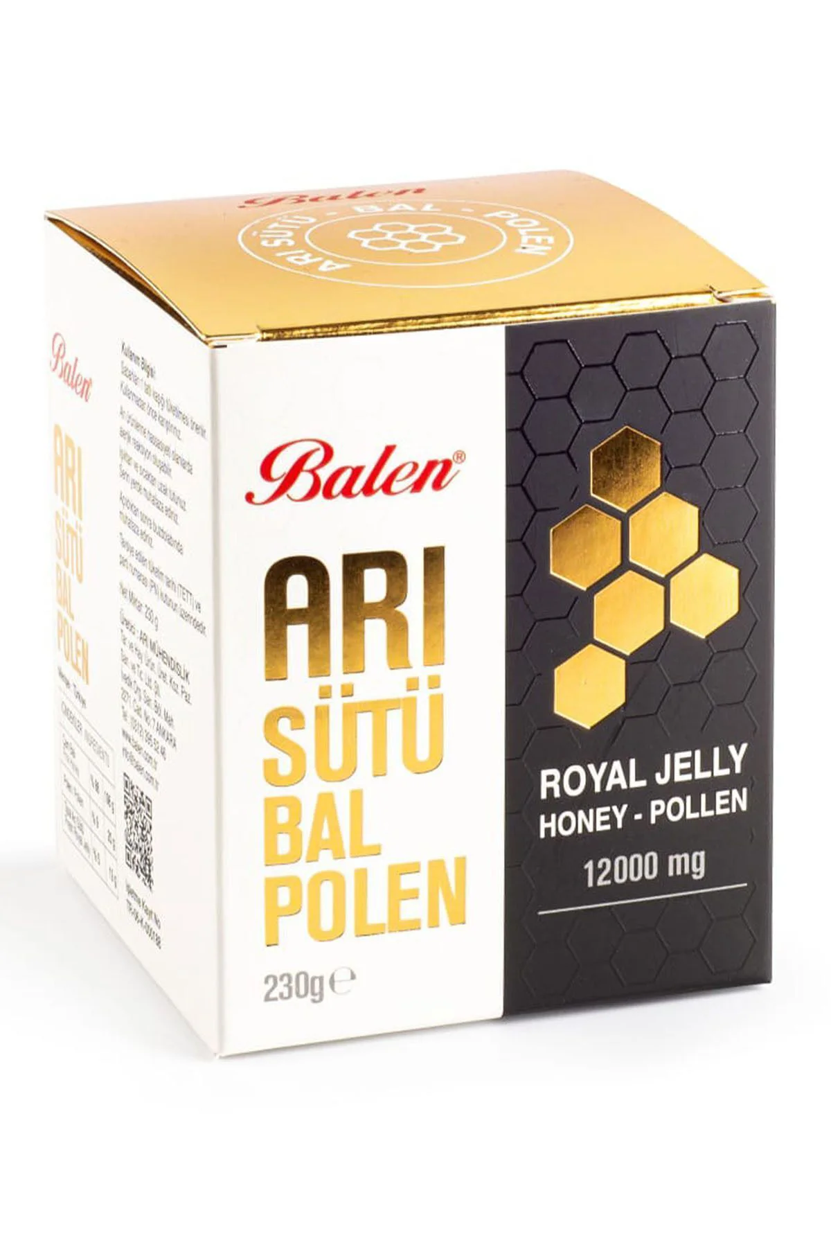Arı Sütü Bal Polen Süper Doz (12000 Mg) 230 Gr.