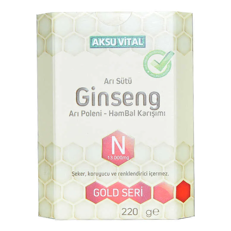 Arı Sütü Ginseng Polen Bal Karışımı 220 Gr - Doğanın Enerji İçeceği
