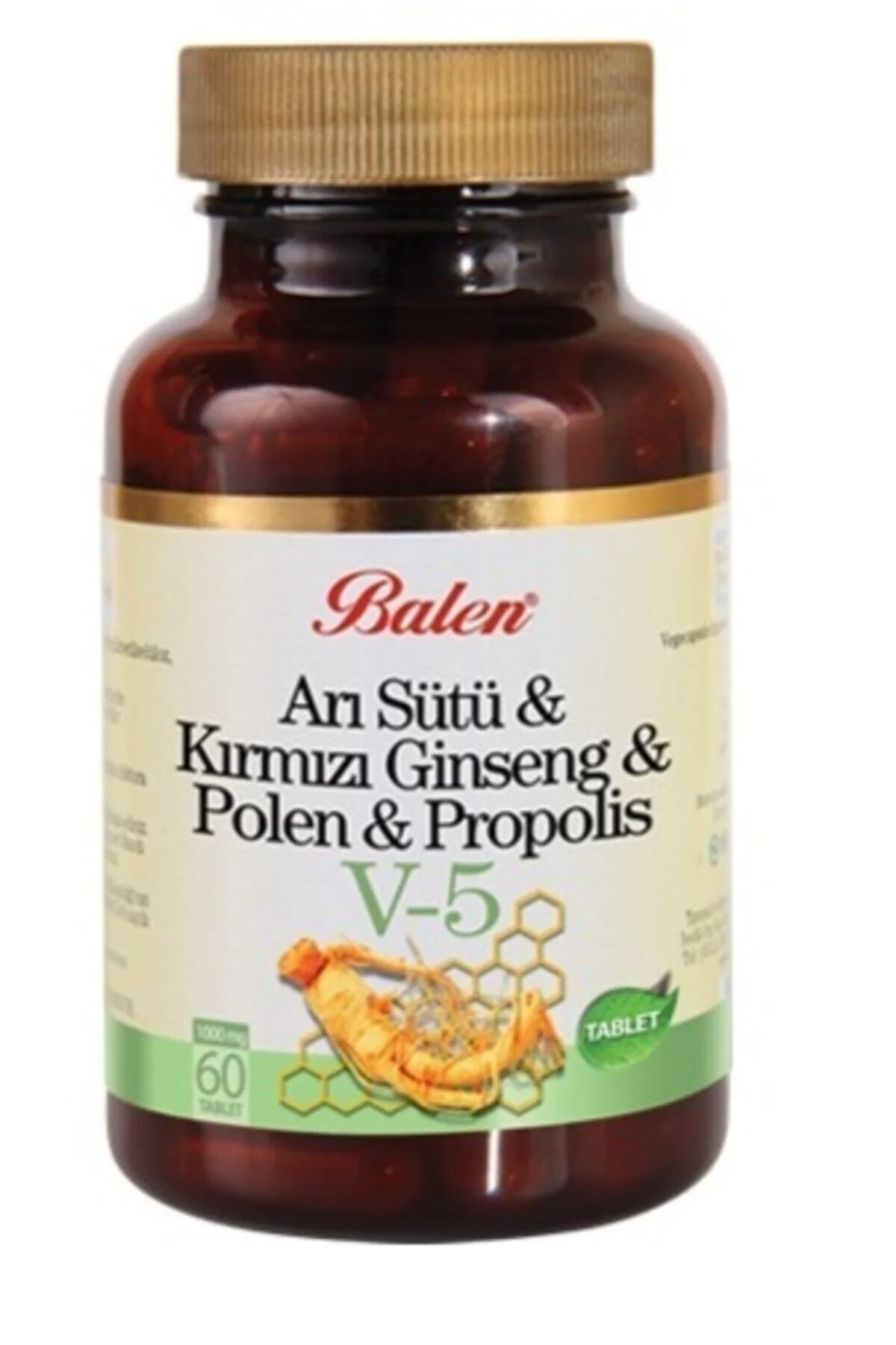 Arı Sütü & Kırmızı Ginseng & Polen & Propolis V51000mg 60 Arı Sütü & Kırmızı Ginseng & Polen & Propolis V51000mg 60
