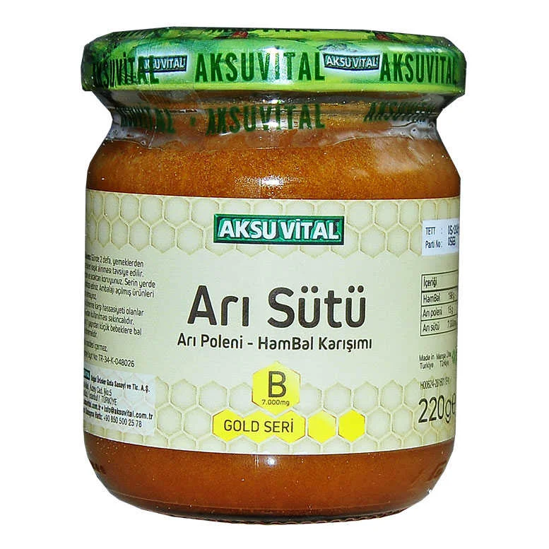 Arı Sütü Polen Bal Karışımı B 7.000 Mg Gold Seri 220 Gr - Enerji ve Bağışıklık Desteği Fiyatı, Yorumları ve Özellikleri