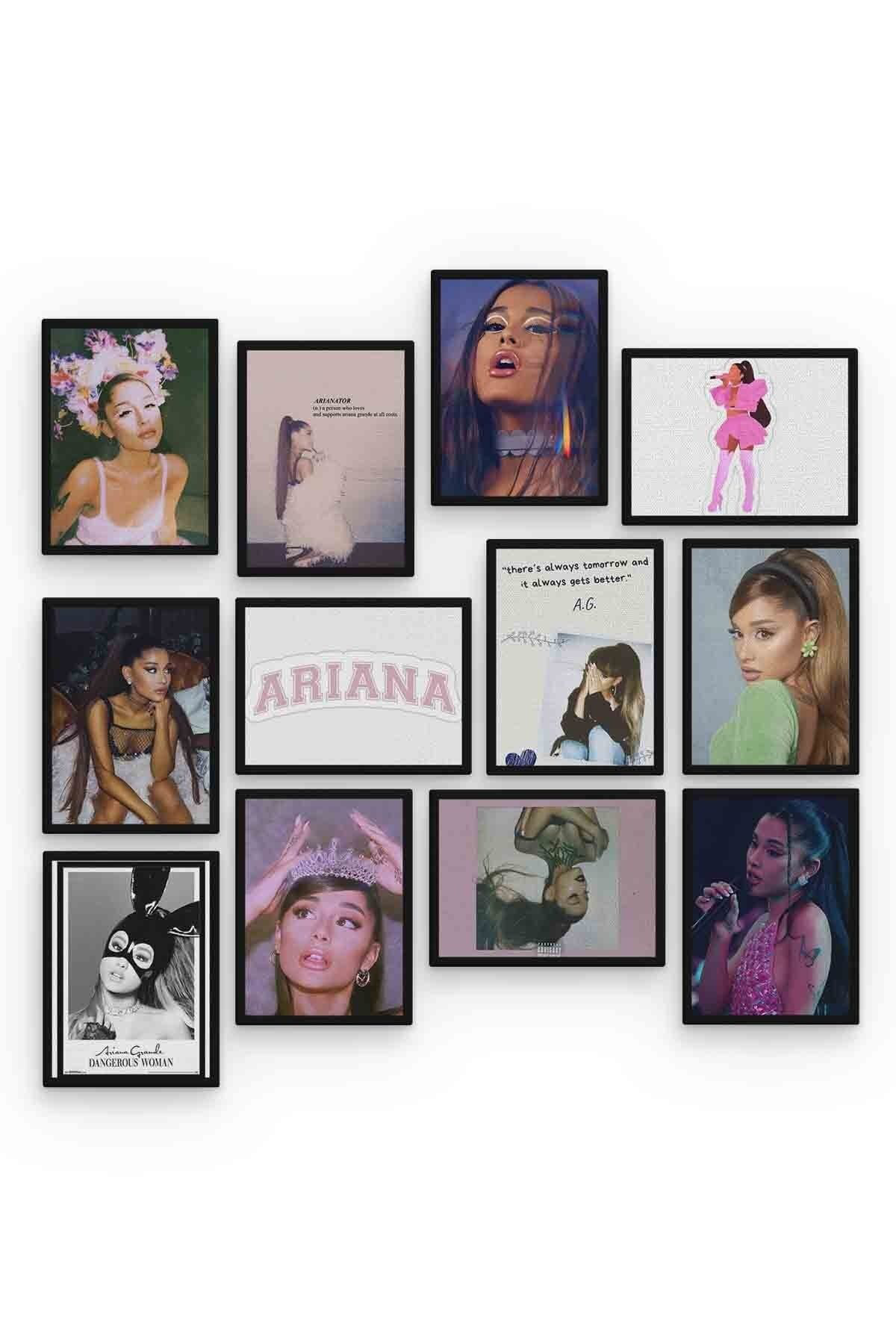 Ariana Grande 12 Parça Mdf (ahşap) Tablo Ofis Boyu 