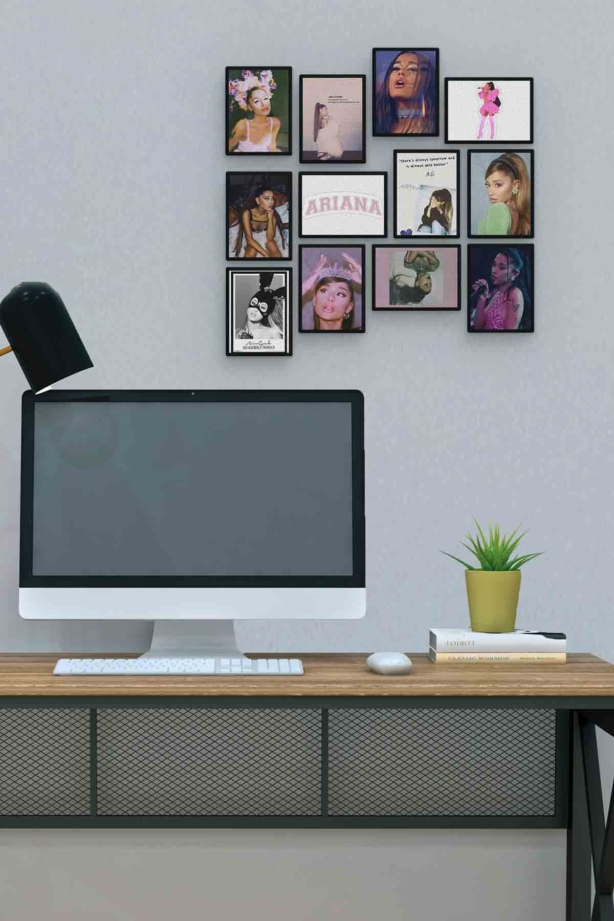 Ariana Grande 12 Parça Mdf (ahşap) Tablo Ofis Boyu 