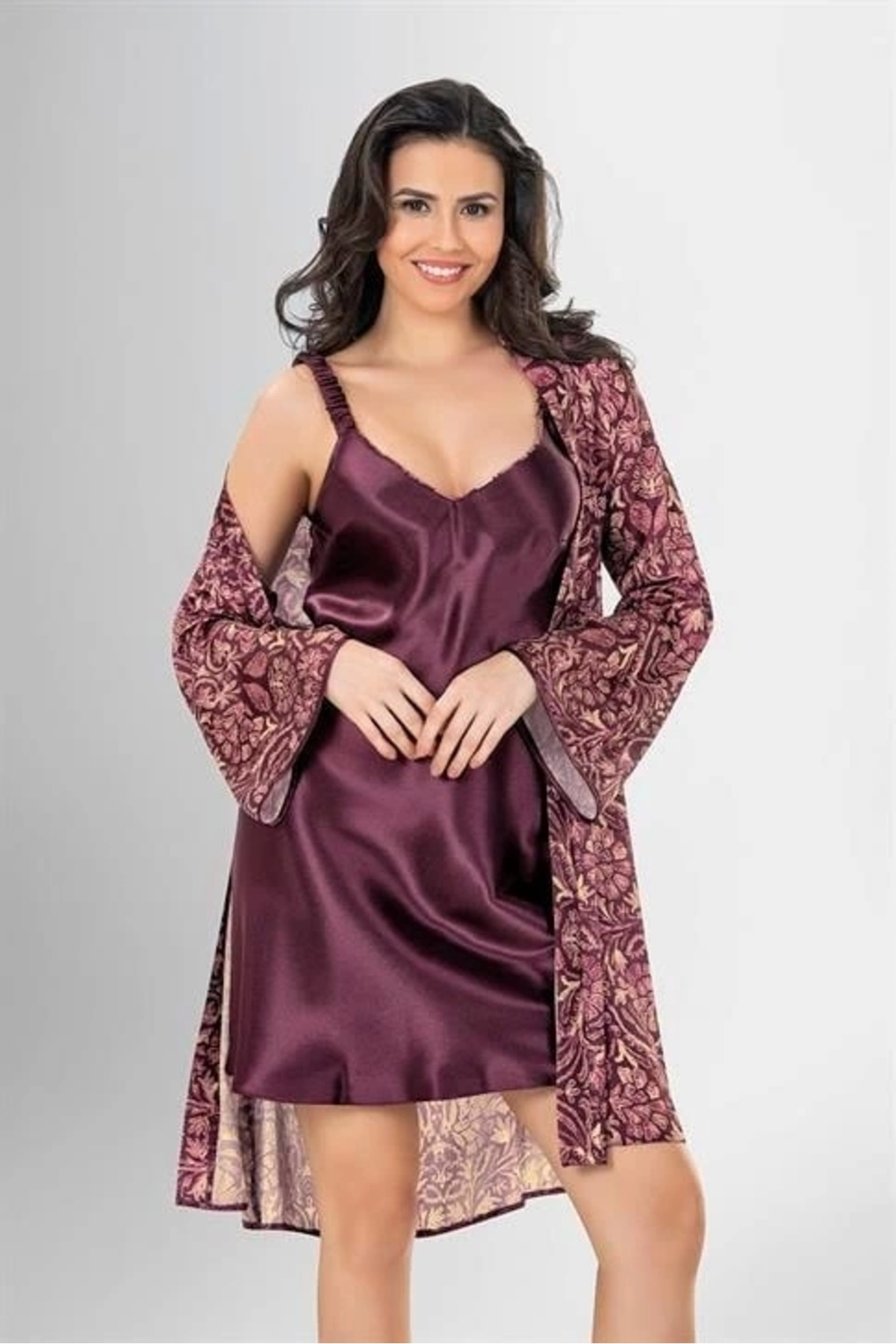 Aria's Closet Arias Closet 2 Li Kisa Sabahlik Takimi Desenli