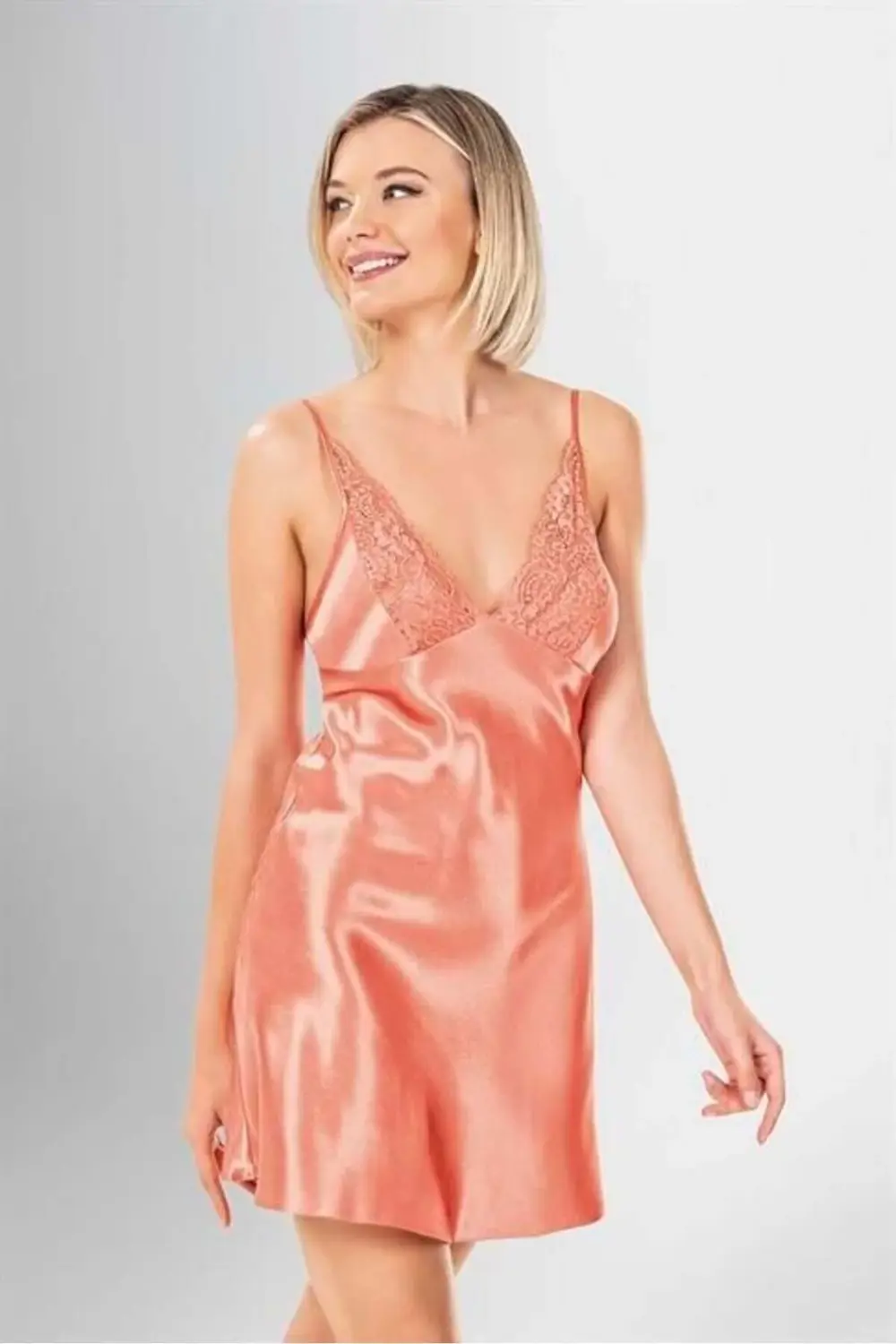 Arias Closet 2li Sabahlık Takımı Somon