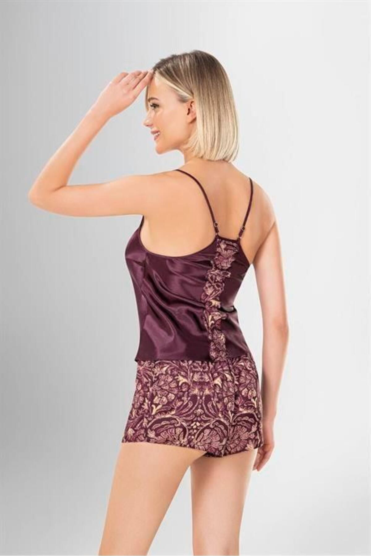 Aria's Closet Arias Closet 3Lü Şort Takimi Desenli Ozn-22742