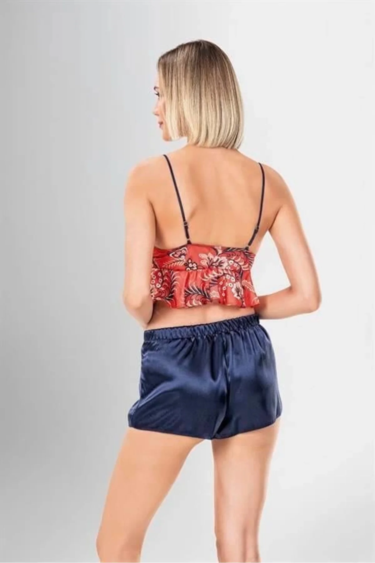 Arias Closet 3lü Şort Takımı Desenli Arias Closet 3lü Şort Takımı Desenli