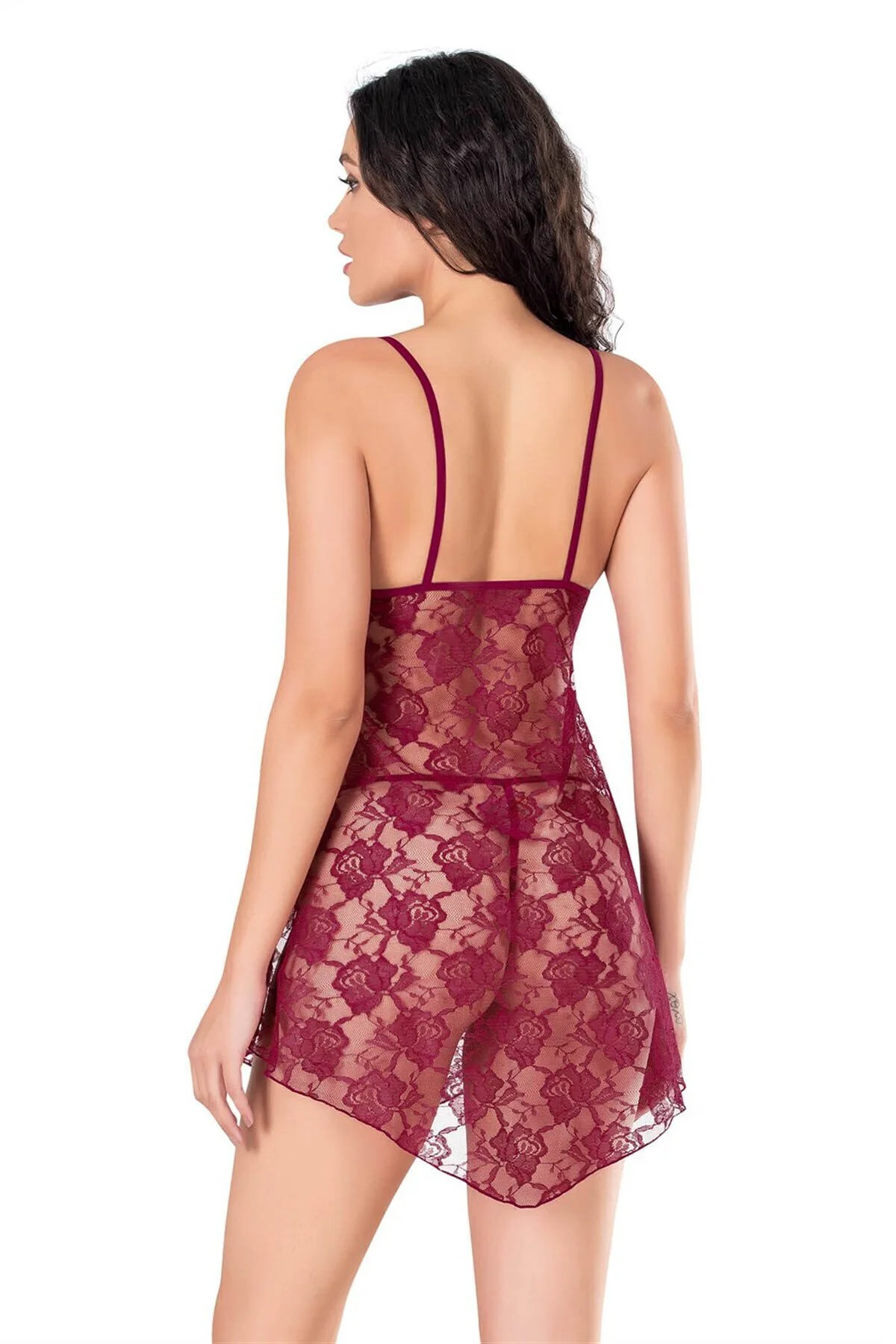 Arias Closet Bordo Kısa Tül Gecelik OZN-14209 Fiyatı, Yorumları ve Özellikleri
