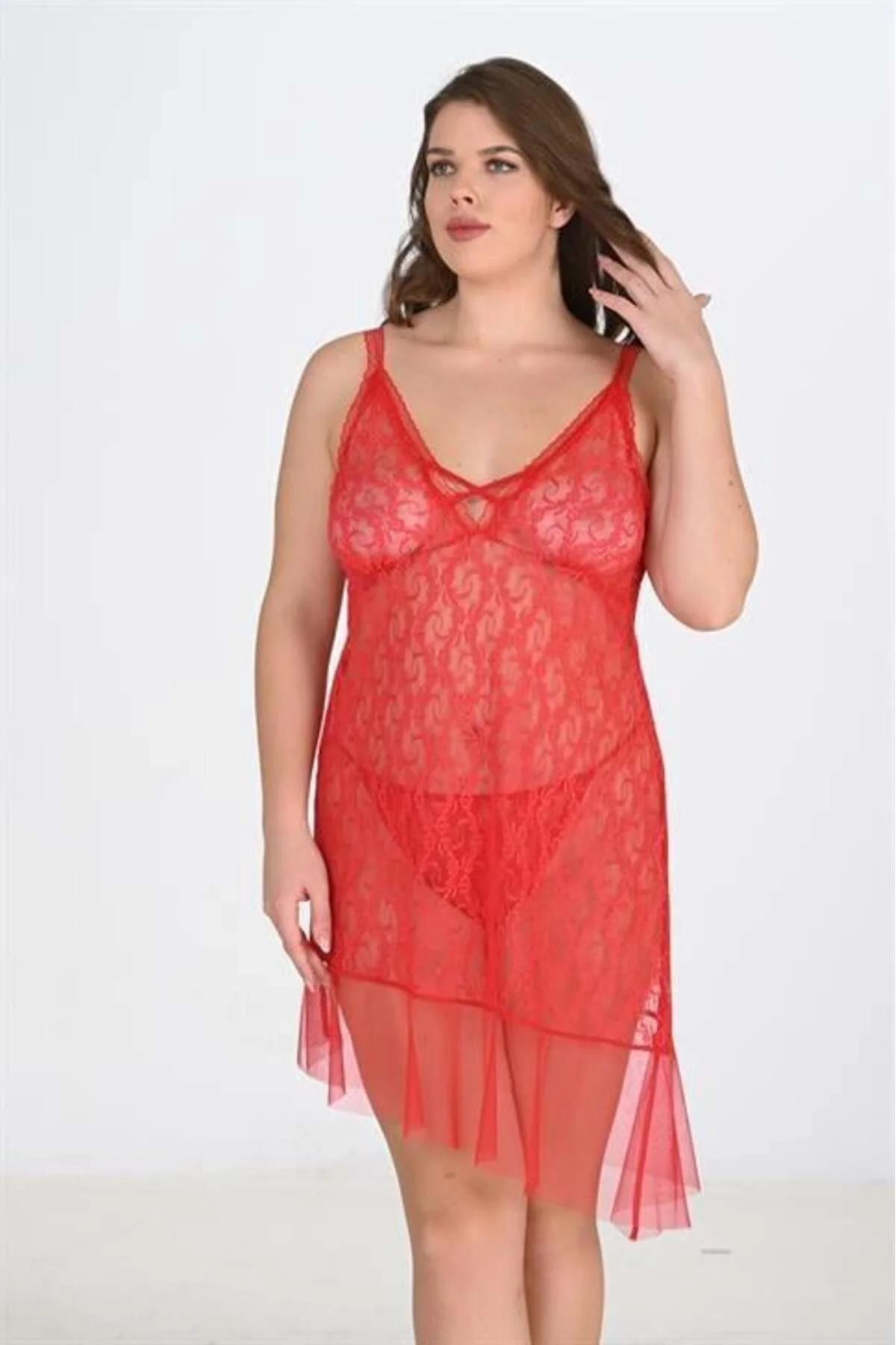 Arias Closet Büyük Beden Kırmızı Gecelik Arias Closet Büyük Beden Kırmızı Gecelik Fiyatı, Yorumları ve Özellikleri