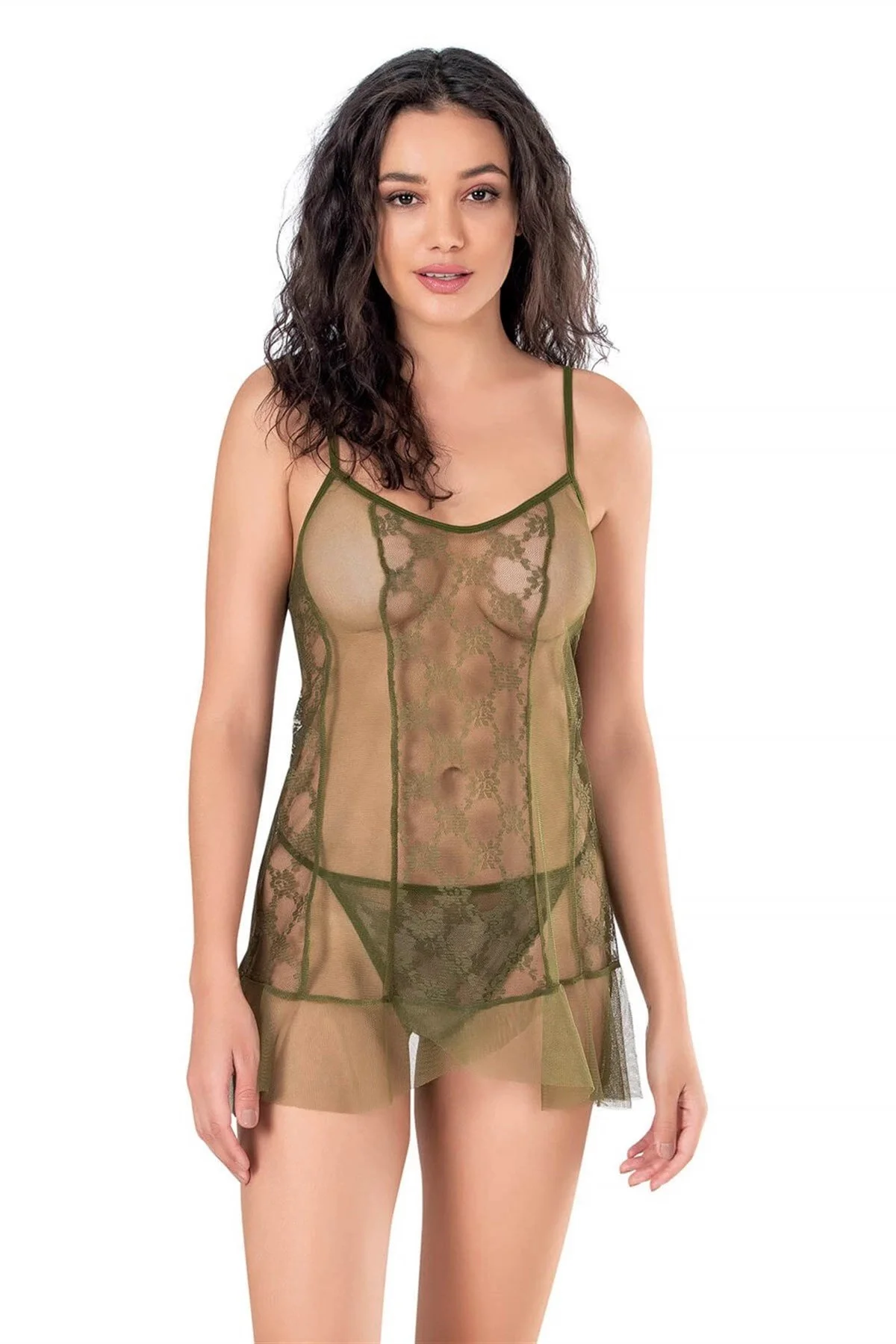 Arias Closet Haki Kısa Tül Gecelik Arias Closet Haki Kısa Tül Gecelik Fiyatı, Yorumları ve Özellikleri