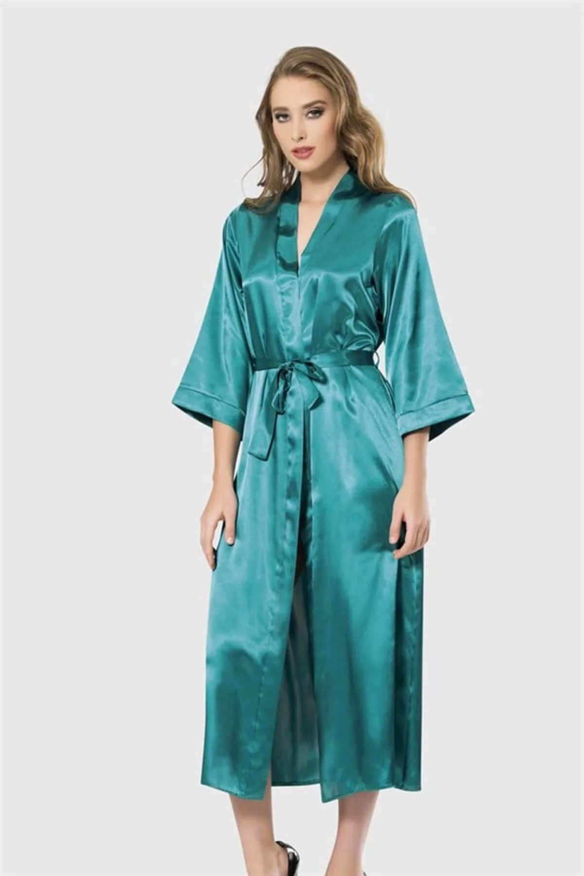 Arias Closet Zümrüt Uzun Saten Sabahlık Fiyatı, Yorumları ve Özellikleri