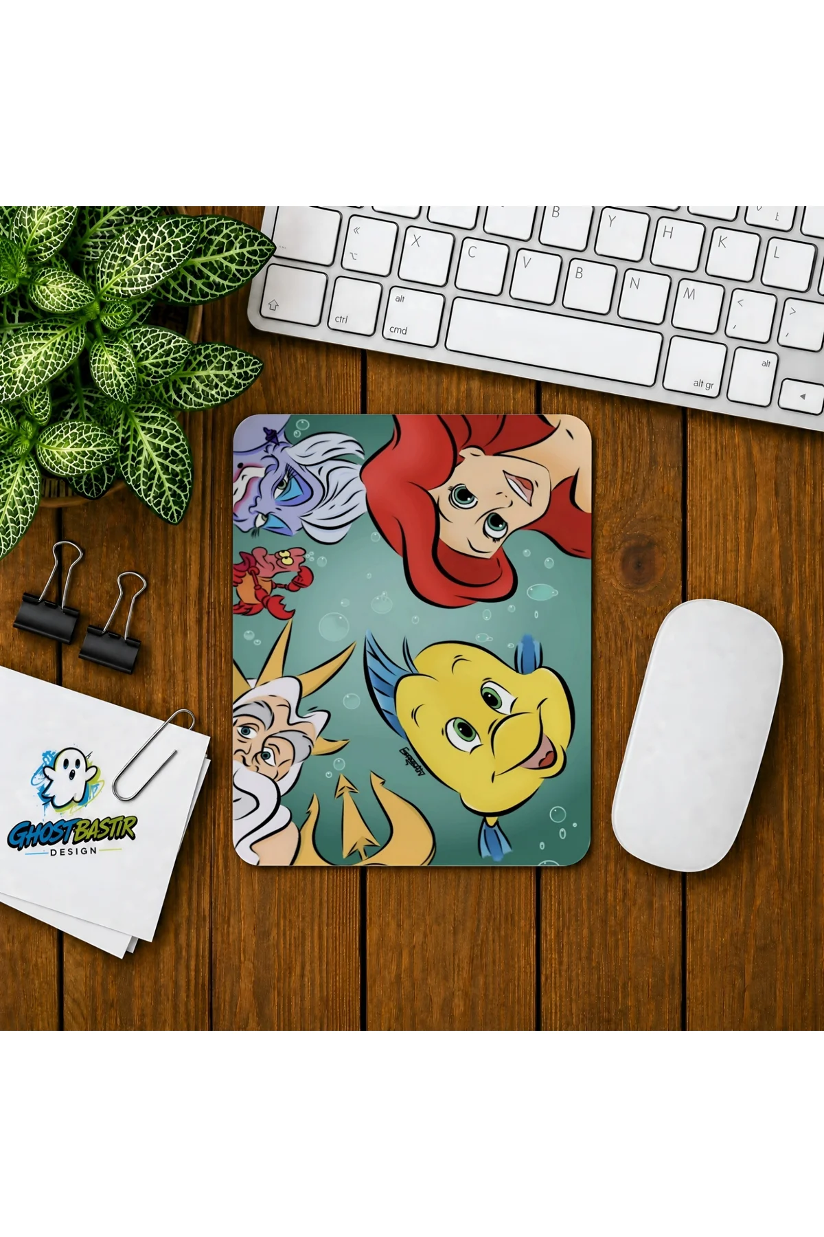 Ariel Baskılı Oyuncu Mousepad 015