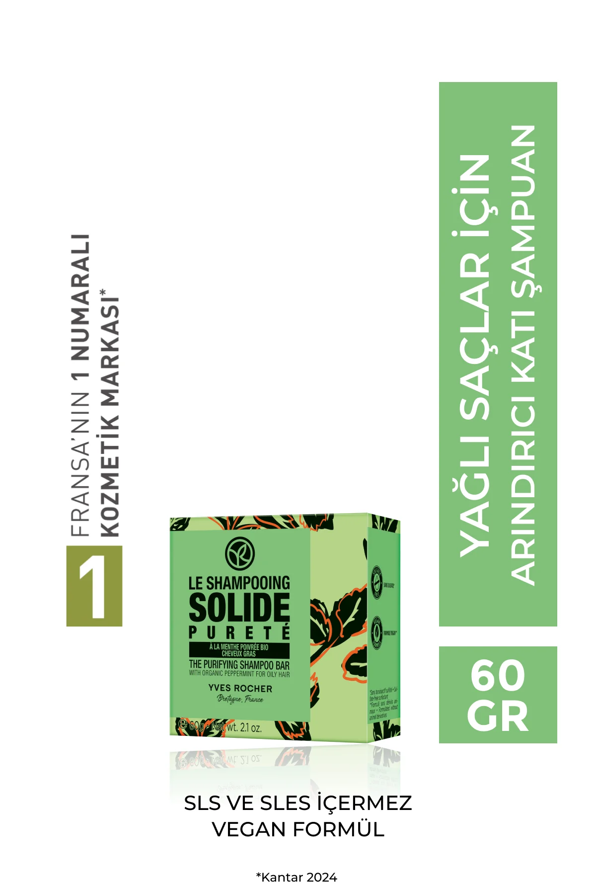 Arındırıcı Katı Şampuan- Yağlı Saçlar/Pureté-21018