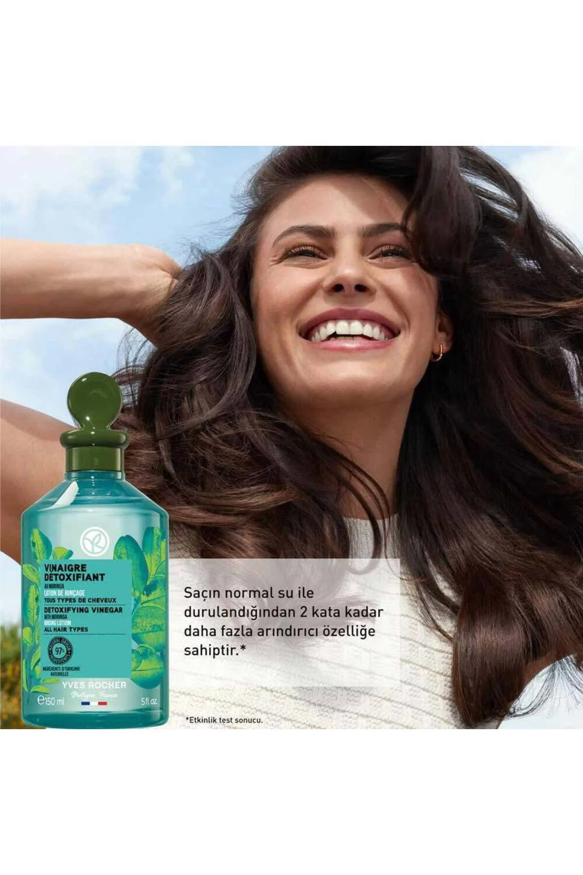 Arındırıcı Moringa Saç Sirkesi ve Toniği - Yağlı Saçlar / Pure De