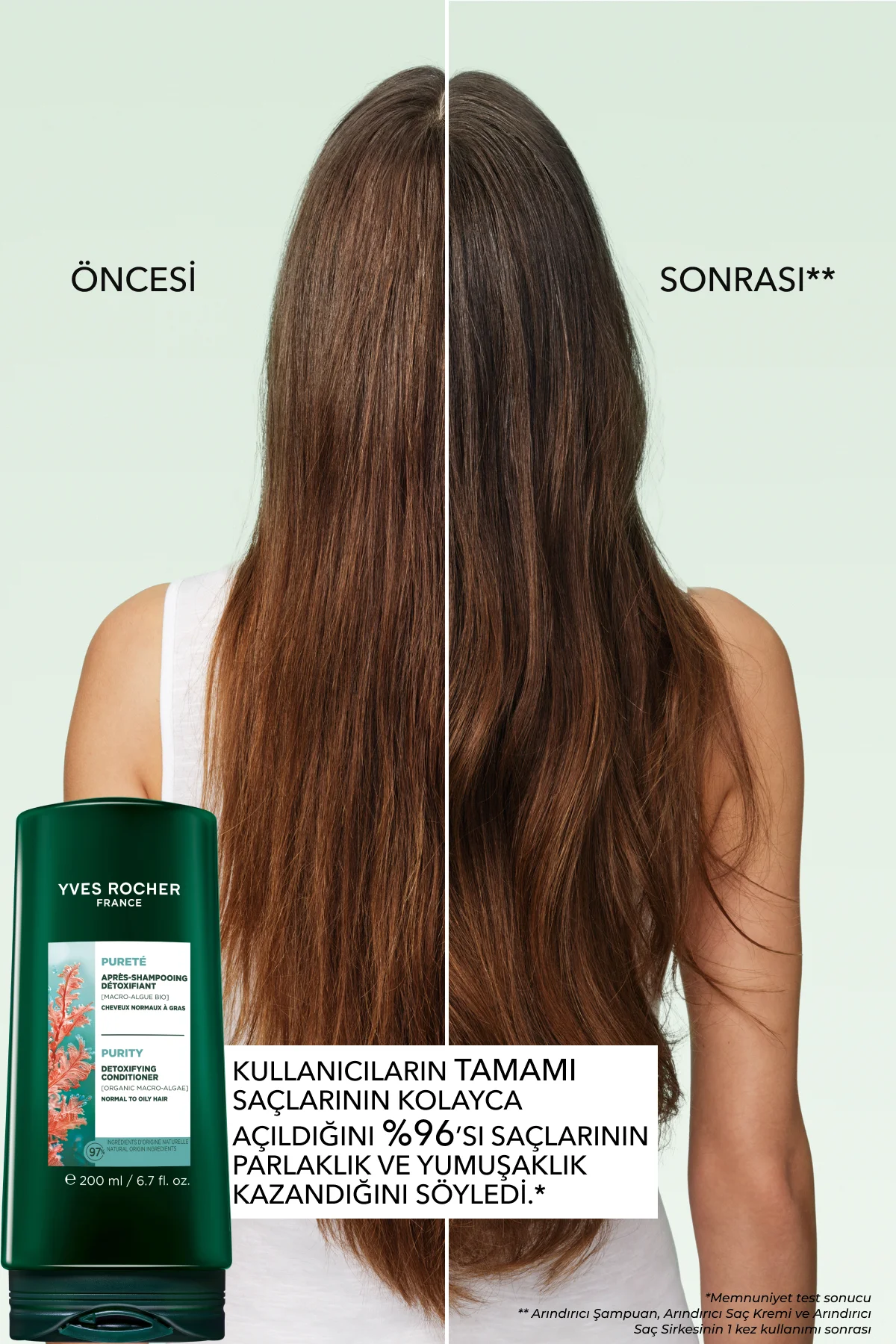 Arındırıcı Saç Kremi - Yağlı Saçlar / Purete -Vegan 200ml